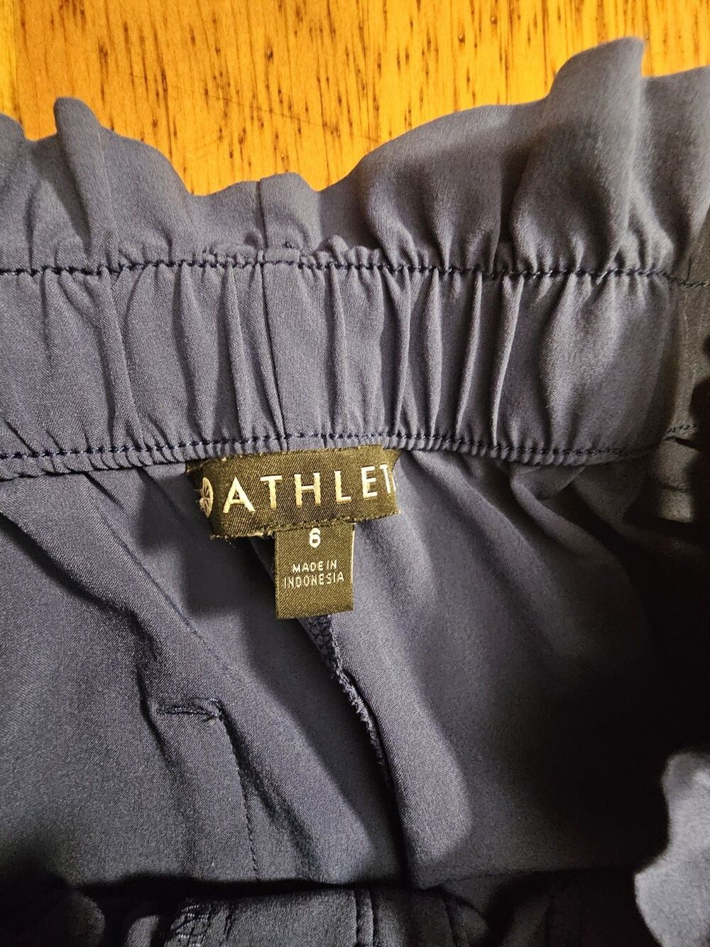 Athleta Pants Womens Skyline Pant Size 6 Blue Athleisure Wrinkle Resistant EUC - Picture 8 of 10